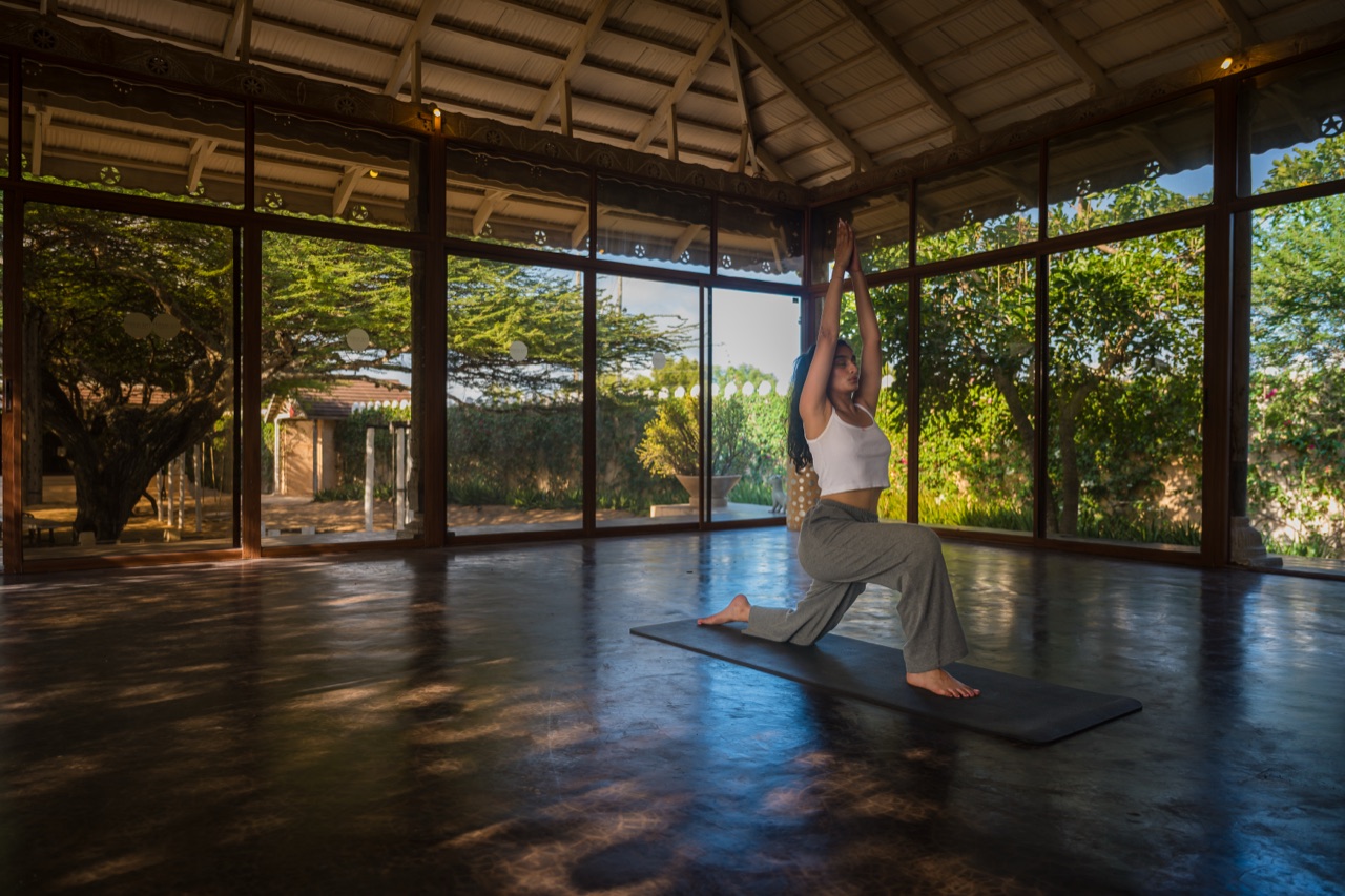 Mindful movement at the yoga shala